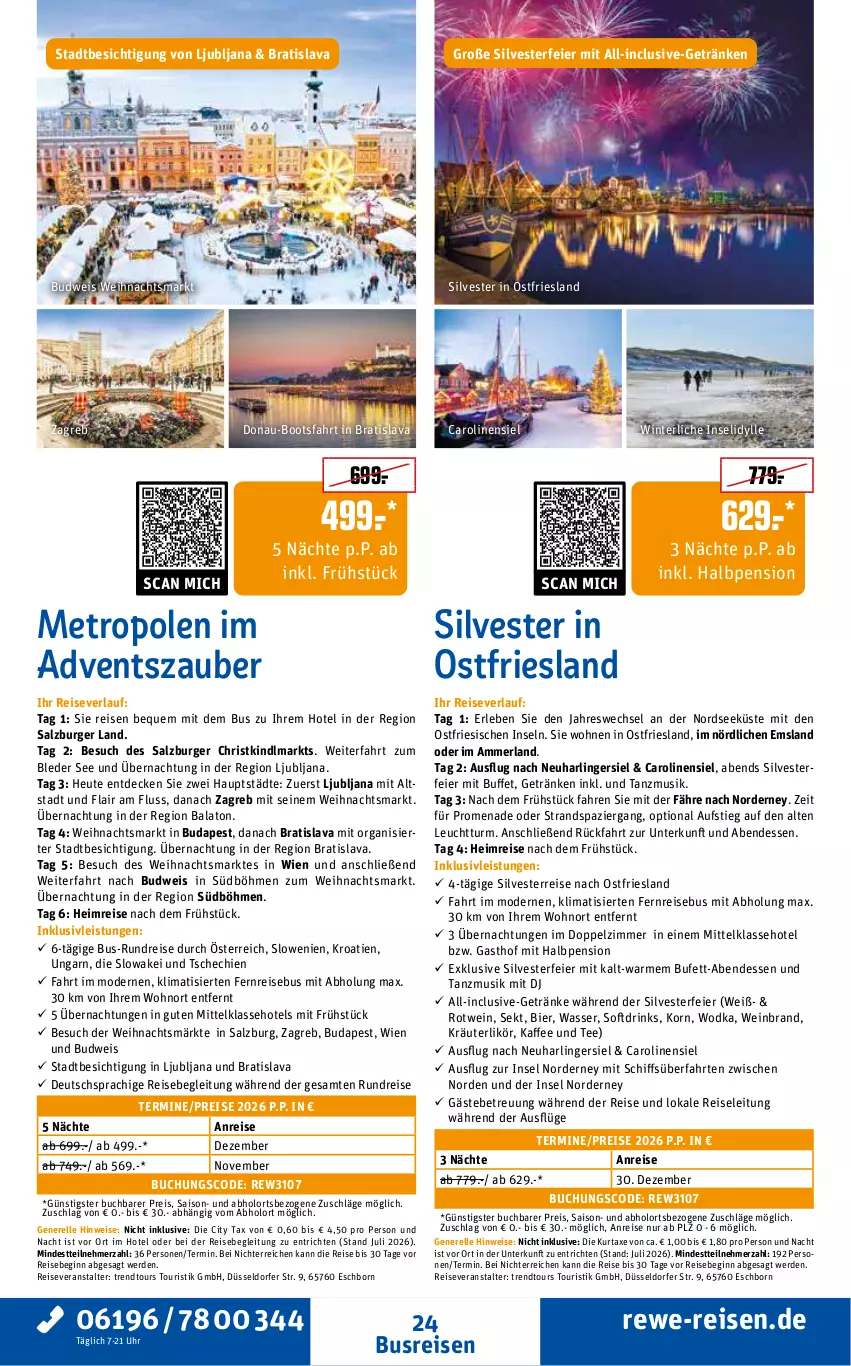 Aktueller Prospekt Rewe Reisen - Reiseprospekt - von 26.06 bis 31.07.2026 - strona 24 - produkty: axe, Balaton, bier, buch, burger, busreisen, decke, drink, drinks, eier, eis, elle, erde, getränk, getränke, gin, Heu, inklusivleistungen, kaffee, korn, kräuter, kräuterlikör, kurtaxe, likör, merl, Metro, Mode, Nordsee, reis, reiseveranstalter, reiseverlauf, rel, rotwein, salz, sekt, tee, Ti, trendtours touristik gmbh, uhr, wasser, wein, weinbrand, wodka