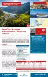 Gazetka promocyjna Rewe Reisen - Reiseprospekt - Gazetka - ważna od 31.07 do 31.07.2026 - strona 20 - produkty: alkohol, angebot, auer, Bad, balkonkabine, bett, Betten, bier, Brei, buch, decke, diadem, drink, drinks, dusche, eis, elle, ente, fenster, getränk, getränke, gin, Glastür, harman, inklusivleistungen, kreuzfahrten, Liege, Metro, Mode, natur, Persona, pool, reis, reiseverlauf, rel, Rhus, rwe, sonnenliege, Sport, steak, Sushi, Thea, Ti, uhr, wasser, wein