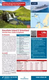 Gazetka promocyjna Rewe Reisen - Reiseprospekt - Gazetka - ważna od 31.07 do 31.07.2026 - strona 21 - produkty: alkohol, alkoholische getränke, angebot, angebote, asti, auer, Bad, balkonkabine, bett, bier, buch, cocktail, cocktails, decke, drink, drinks, dusche, eis, Elektro, elle, ente, fanta, fenster, getränk, getränke, inklusivleistungen, kreuzfahrten, meerblickkabine, natur, pool, reis, reiseverlauf, rel, SANTE, schott, Spezi, Thea, Ti, tisch, uhr, wasser, wein, weine, Whirlpool, WICK, Wild
