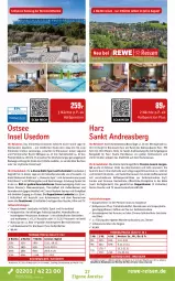 Gazetka promocyjna Rewe Reisen - Reiseprospekt - Gazetka - ważna od 31.07 do 31.07.2026 - strona 27 - produkty: alkohol, alkoholfreie getränke, auer, auto, axe, Bad, Bademantel, Bau, bier, braun, Brei, buch, dusche, eis, ente, Garten, getränk, getränke, Holz, HP, inklusivleistungen, kaffee, kaffeeautomat, kaffeespezialitäten, Kamin, kurtaxe, latte, leine, LG, Mantel, Meerwasser, natur, Pommersche, pool, reis, Ria, rucksack, rum, sac, Spezi, Sport, tee, Ti, uhr, usb, wasser, wein, Weste