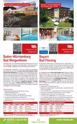 Gazetka promocyjna Rewe Reisen - Reiseprospekt - Gazetka - ważna od 31.07 do 31.07.2026 - strona 30 - produkty: Alwa, auer, axe, Bad, Bademantel, bett, buch, dusche, eis, elle, Fahrrad, flasche, Gesundheit, inklusivleistungen, innenpool, kaffee, kraft, küche, kühlschrank, kurtaxe, Liege, Mantel, mineralwasser, natur, ndk, Parka, pool, reis, rum, salat, salz, Schrank, sekt, Tasche, tee, Ti, tücher, uhr, wasser, wein, wellnessbereich, Weste