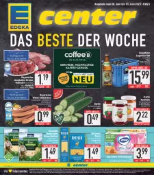 Gazetka promocyjna E Center - Angebote der Woche - Gazetka - ważna od 03.06 do 03.06.2023 - strona 1 - produkty: angebot, angebote, auer, Bau, Bauer, bergader, beutel, bier, bio, braten, De Cecco, deka, ecco, eis, flasche, gulasch, gurke, hartweizen, jungbullen, Käse, käsescheiben, konfitüre, Lagerbier, lebensmittel, LG, mac, natur, papier, pasta, reis, rouladen, super-knüller, Ti, toilettenpapier, wiener, wiener würstchen, würstchen, zewa, ZTE