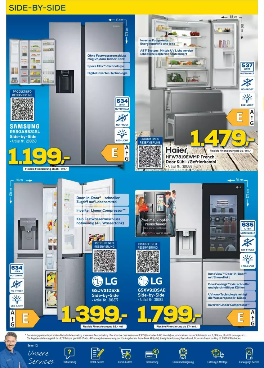 Aktueller Prospekt Euronics - Prospekte - von 08.06 bis 15.06.2022 - strona 12 - produkty: eis, elle, erde, Haier, kompressor, lebensmittel, led-licht, Samsung, ssd, Ti, wasser, wassertank