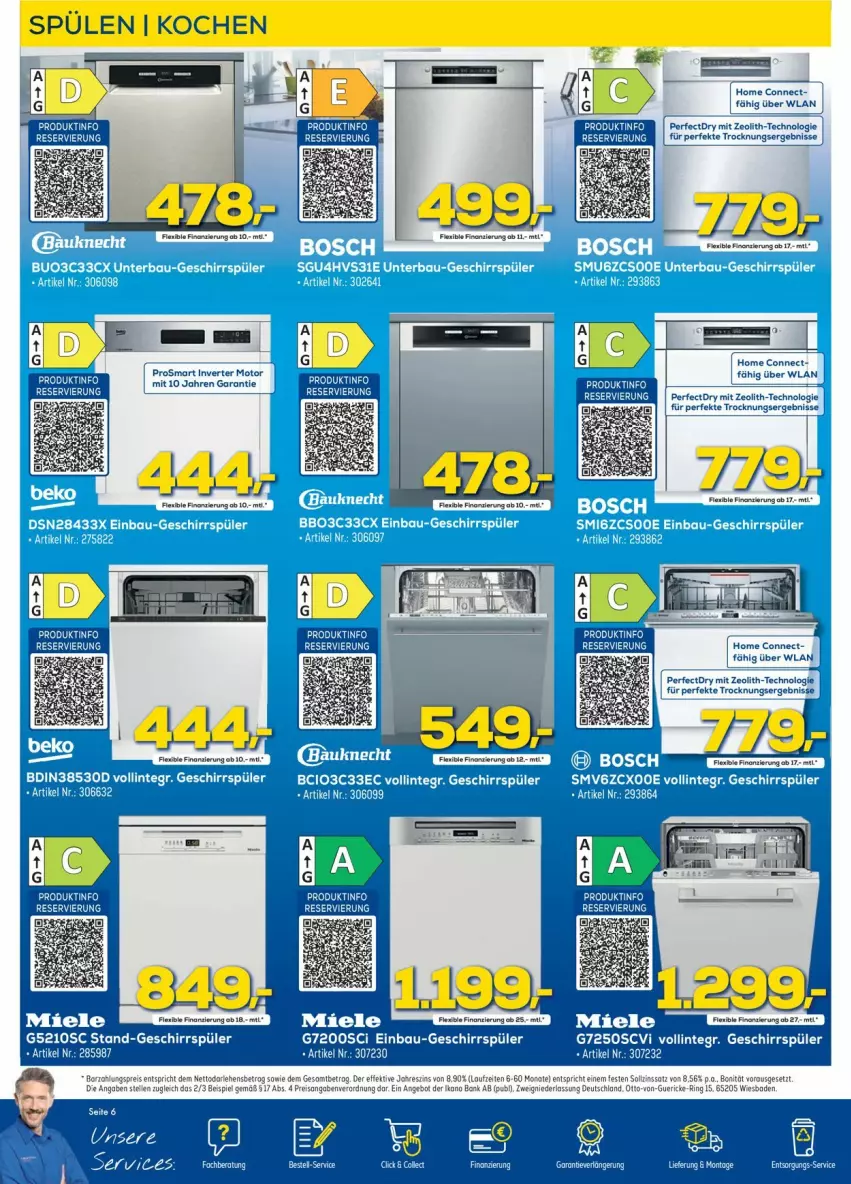 Aktueller Prospekt Euronics - Prospekte - von 08.06 bis 15.06.2022 - strona 6 - produkty: angebot, Bad, Bank, eis, elle, geschirr, geschirrspüler, reis, ring, Ti