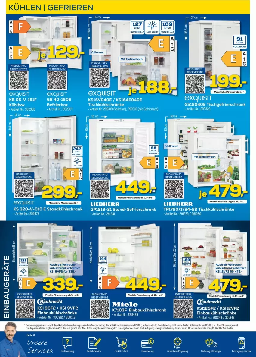 Aktueller Prospekt Euronics - Prospekte - von 08.06 bis 15.06.2022 - strona 8 - produkty: angebot, Bad, Bank, Bau, einbaukühlschrank, eis, kühlschrank, miele, reis, ring, Schrank, Ti