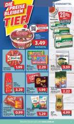 Gazetka promocyjna Combi - Prospekte - Gazetka - ważna od 09.07 do 09.07.2022 - strona 13 - produkty: beutel, Cap, cappuccino, chips, cin, daim, eis, erbsen, haribo, jacobs, Jacobs Gold, jacobs tassimo, kichererbsen, kitkat, lebensmittel, lion, lorenz, pralinen, quinoa, saltletts, sim, smarties, tassimo, Ti