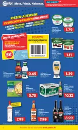 Gazetka promocyjna Combi - Prospekte - Gazetka - ważna od 09.07 do 09.07.2022 - strona 14 - produkty: actimel, activia, angebot, angebote, baileys, Becher, coupon, creme, danone, danone activia, erde, flasche, hollandaise, irish cream, joghur, joghurt, kartoffel, knorr, liqueur, mayonnaise, pils, pilsener, salat, sauce, sauce hollandaise, saucen, schlemmersauce, schlemmersaucen, smirnoff, Southern Comfort, Tchibo, Ti, tzatziki, vodka, whiskey, Yo