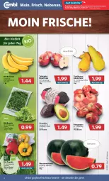 Gazetka promocyjna Combi - Prospekte - Gazetka - ważna od 09.07 do 09.07.2022 - strona 2 - produkty: angebot, angebote, avocado, avocados, banane, bananen, beutel, bio, Birnen, cola, melone, melonen, paprika, paraguayos, rucola, Schal, Schale, tafeläpfel, tafelbirnen, Ti, wasser, wassermelone, wassermelonen, Yo