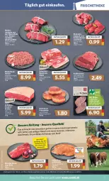 Gazetka promocyjna Combi - Prospekte - Gazetka - ważna od 09.07 do 09.07.2022 - strona 5 - produkty: angebot, angebote, Bau, bio, braten, dell, eis, elle, fleisch, Fleischerei, frikadellen, gewürz, grill, gulasch, mac, natur, pfanne, pfannen, rind, rinder, Rippen, rouladen, Rückensteak, rwe, saft, Schal, Schale, Schere, schinken, schmorbraten, schwein, schweine, steak, steaks, Ti, tisch, wein, weine, wurst