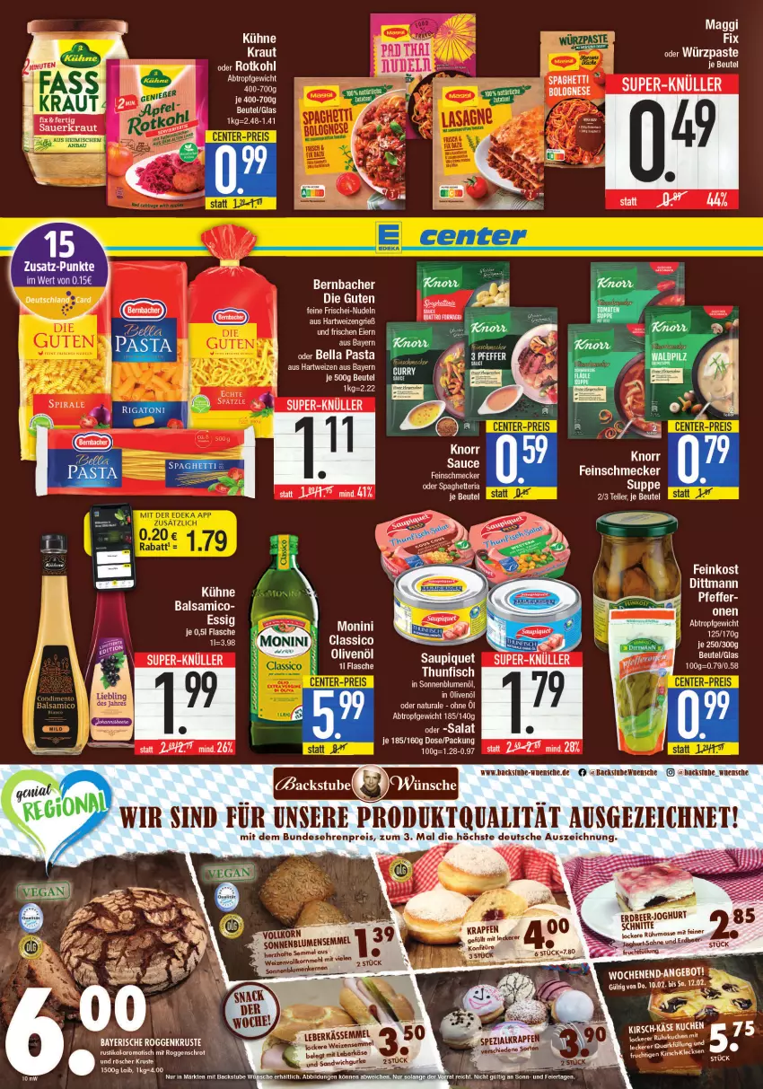 Aktueller Prospekt E Center - Angebote der Woche - von 07.02 bis 12.02.2022 - strona 10 - produkty: Kühne, sauce, suppe, Ti