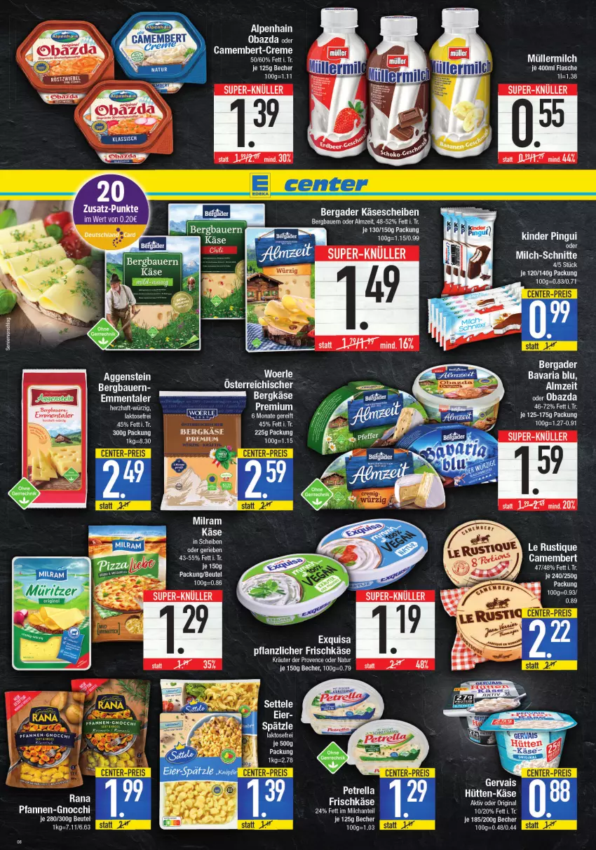 Aktueller Prospekt E Center - Angebote der Woche - von 07.02 bis 12.02.2022 - strona 8 - produkty: Käse, Rana, Ti