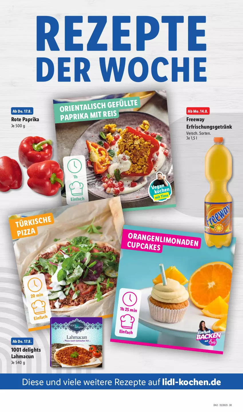 Aktueller Prospekt Lidl - Aktionsprospekt - von 14.08 bis 19.08.2023 - strona 47 - produkty: Bad, buch, eis, erfrischungsgetränk, getränk, HP, inklusivleistungen, mac, orange, orangen, paprika, reis, reiseverlauf, rezept, rezepte