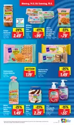 Gazetka promocyjna Lidl - Aktionsprospekt - Gazetka - ważna od 19.08 do 19.08.2023 - strona 15 - produkty: alesto, angebot, bockwurst, Bona, brötchen, Cien, dulano, eis, erdnüsse, flüssigseife, Käse, kuchen, Mantel, Milbona, milch, Milchbrötchen, paprika, reis, Schmelzkäse, schoko, Seife, Ti, waffeln, Wanne, wurst, ZTE