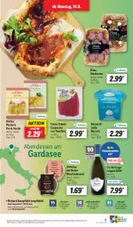 Gazetka promocyjna Lidl - Aktionsprospekt - Gazetka - ważna od 19.08 do 19.08.2023 - strona 19 - produkty: ACC, angebot, Burrata, Carne Salada, Carpaccio, cin, dessert, eis, latte, pasta, pizza, reis, Ria, ricotta, sana, Ti, wein, weine, ZTE