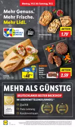 Gazetka promocyjna Lidl - Aktionsprospekt - Gazetka - ważna od 19.08 do 19.08.2023 - strona 4 - produkty: angebot, brot, ciabatta, coupon, Donut, donuts, eis, haselnuss, kakao, lebensmittel, LG, nuss, Rauch, reis, Ti