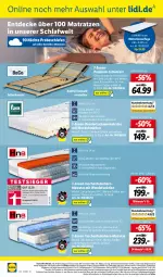 Gazetka promocyjna Lidl - Aktionsprospekt - Gazetka - ważna od 19.08 do 19.08.2023 - strona 56 - produkty: angebot, angebote, asti, Bau, decke, dell, eis, elle, federkern, federkernmatratze, Hela, Holz, Kenzo, kernmatratze, komfortschaummatratze, latte, lattenrost, Liege, mab, matratze, matratzen, matratzenauflage, Mode, ndk, reis, rel, Schal, Schale, schauma, Schaummatratze, Tasche, taschen, taschenfederkern-matratze, taschenfederkernmatratze, telefon, Ti, tisch, uhr, weck