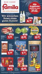 Gazetka promocyjna Famila - Prospekte - Gazetka - ważna od 31.12 do 31.12.2024 - strona 1 - produkty: angebot, angebote, beef, berentzen, beutel, chips, cola, crunchips, eis, eisbergsalat, flasche, gouda, gouda jung, holländischer schnittkäse, Käse, kerze, korn, kracher, lorenz, lorenz crunchips, natur, oder rumpsteak, piccolinis, Raketen, reis, rind, roastbeef, rum, rumpsteak, rwe, salat, schinken, schnittkäse, Spezi, steak, Ti, tisch, wagner, weizenkorn, ZTE