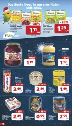 Gazetka promocyjna Famila - Prospekte - Gazetka - ważna od 31.12 do 31.12.2024 - strona 18 - produkty: apfel, apfelmus, bonduelle, bonduelle goldmais, Brühe, eis, elle, erbsen, filet, filets, fisch, fleisch, früchte, Goldmais, hülsenfrüchte, junge erbsen, mac, maggi, mais, marinade, meica, möhren, natur, reis, rind, rindfleisch, rotkohl, saupiquet, senf, Sprotten, thunfisch, Ti, würstchen, ZTE, zucker