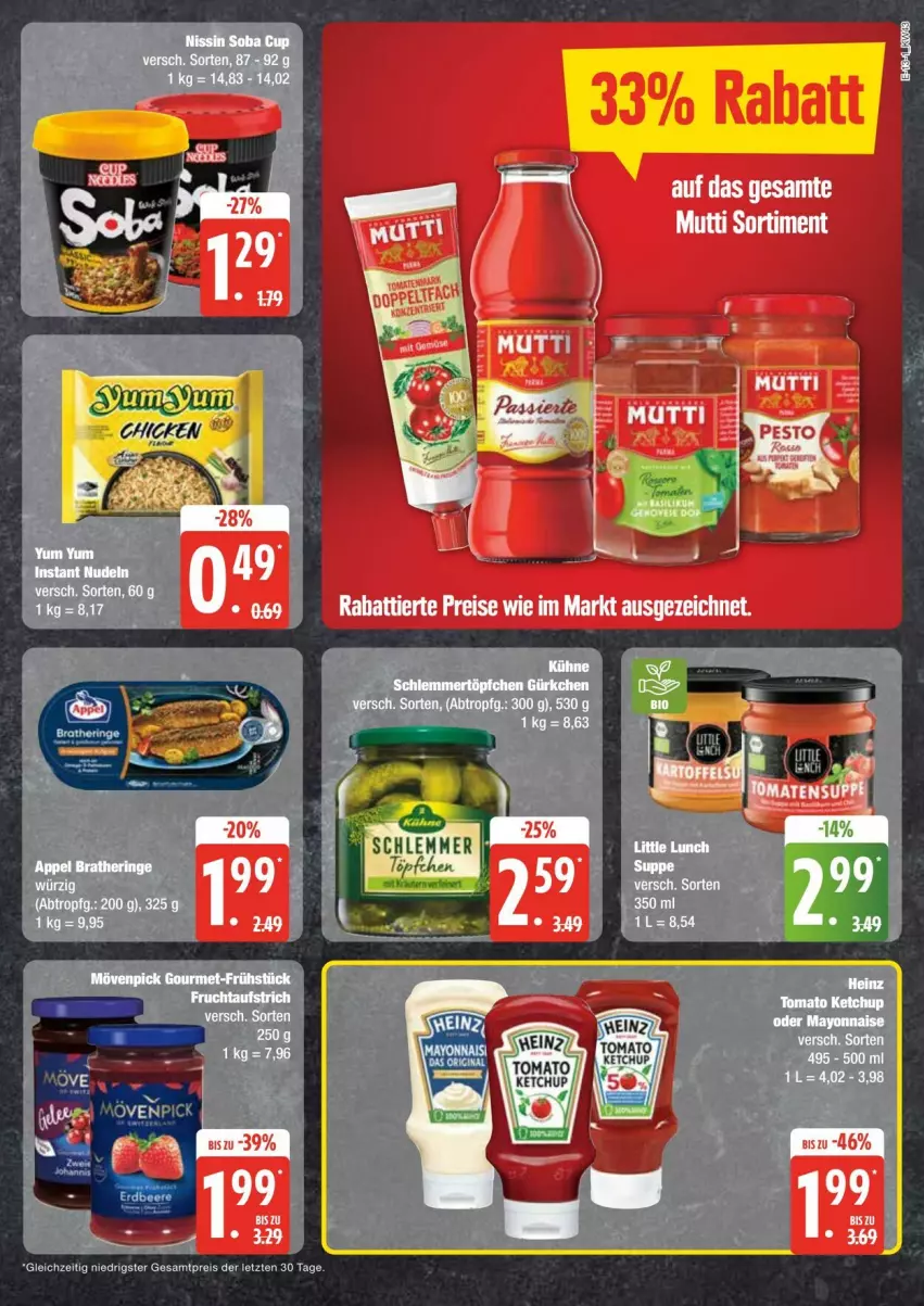 Aktueller Prospekt Edeka - Prospekte - von 19.10 bis 25.10.2024 - strona 13 - produkty: eis, ketchup, reis, Ti, tomato ketchup, ZTE