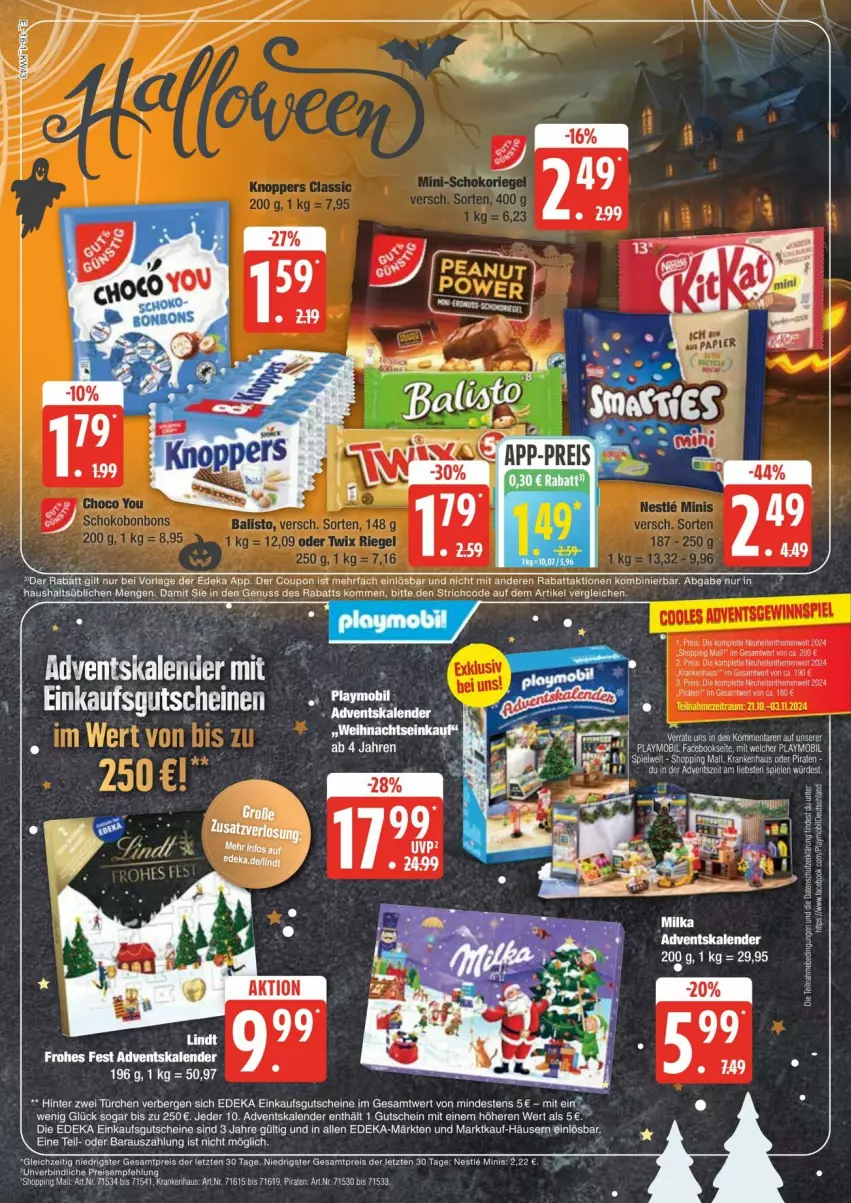 Aktueller Prospekt Edeka - Prospekte - von 19.10 bis 25.10.2024 - strona 16 - produkty: Adventskalender, coupon, deka, eis, gutschein, gutscheine, HP, nuss, reis, Spiele, Ti, ZTE