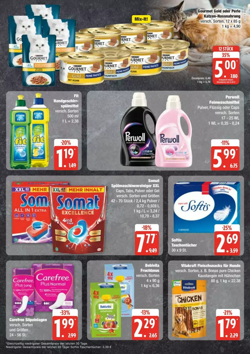 Aktueller Prospekt Edeka - Prospekte - von 19.10 bis 25.10.2024 - strona 17 - produkty: auer, aust, Bona, Cap, eis, reis, Tasche, taschen, taschentücher, Ti, tücher, ZTE