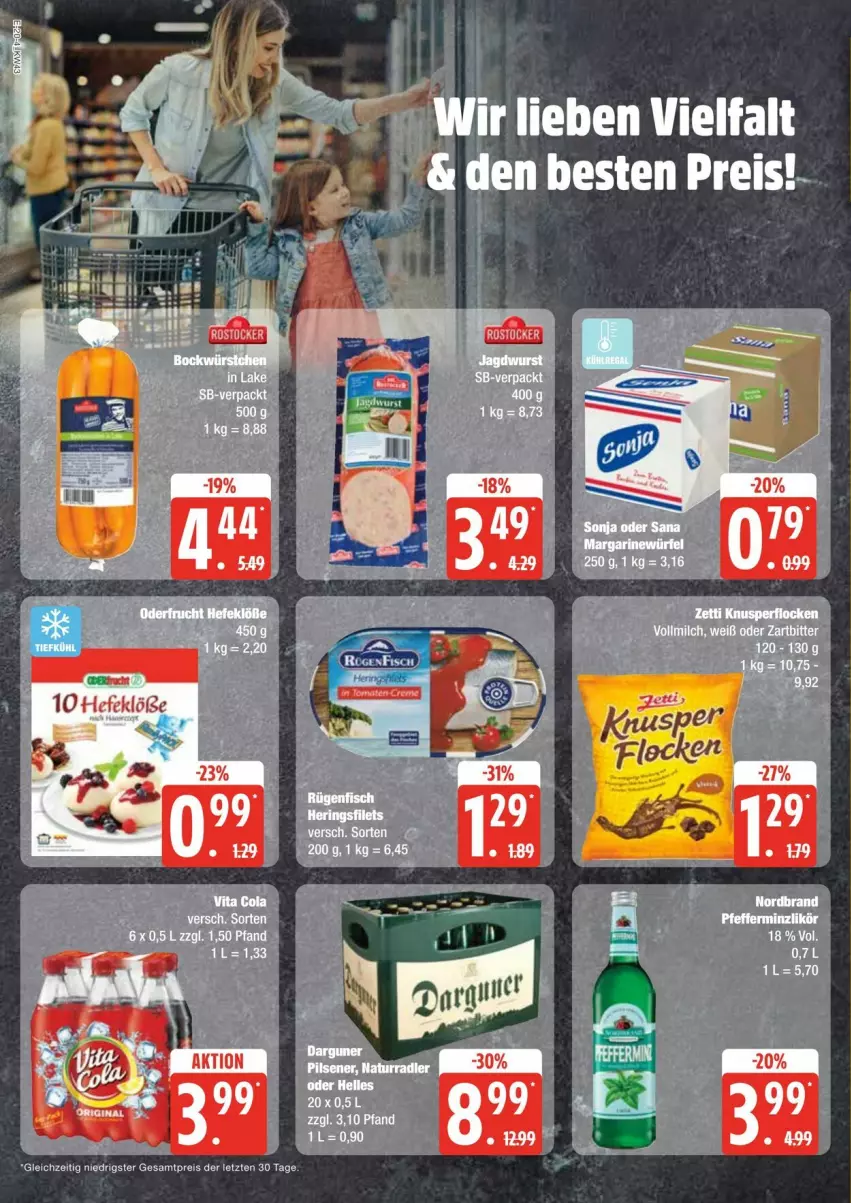 Aktueller Prospekt Edeka - Prospekte - von 19.10 bis 25.10.2024 - strona 20 - produkty: cola, eis, filet, filets, hering, Herings, heringsfilets, reis, ring, Ti, vita, Vita C, ZTE