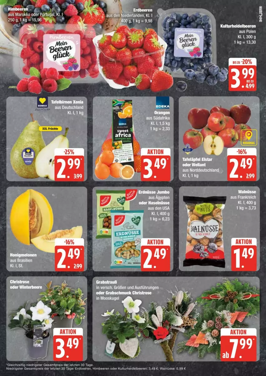 Aktueller Prospekt Edeka - Prospekte - von 19.10 bis 25.10.2024 - strona 5 - produkty: beere, beeren, eis, erdbeere, erdbeeren, heidelbeere, heidelbeeren, himbeer, himbeere, himbeeren, Kugel, reis, Ti, ZTE