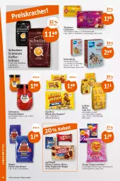 Gazetka promocyjna Tegut - Angebote der Woche - Gazetka - ważna od 12.08 do 12.08.2023 - strona 14 - produkty: after eight, apfel, beutel, bohne, bohnen, brezel, choco crossies, chupa, chupa chups, crossies, espresso, gin, kaffee, kaffeebohnen, kölln, konfitüre, Ländertee, lebensmittel, leibniz, Lutscher, müsli, nestlé, oder espresso, riegel, schoko, Schwartau, tee, teekanne, Ti, zucker