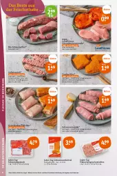 Gazetka promocyjna Tegut - Angebote der Woche - Gazetka - ważna od 12.08 do 12.08.2023 - strona 4 - produkty: angebot, angebote, bio, braten, cordon bleu, dekoration, eis, ente, filet, fleisch, geschnetzeltes, gewürz, grill, gulasch, Hähnchengeschnetzeltes, Käse, kochschinken, landprimus, mac, natur, nero, Rückensteak, schinken, schnitzel, schwein, schweine, schweinefilet, schweinegulasch, Schweineroulade, schweinerücken, schweineschnitzel, steak, Ti, wein, weine, wurst, Zelt