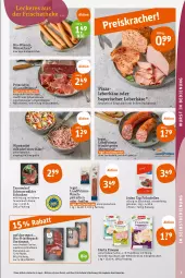 Gazetka promocyjna Tegut - Angebote der Woche - Gazetka - ważna od 12.08 do 12.08.2023 - strona 7 - produkty: angebot, angebote, bio, braten, dekoration, dell, eis, elle, ente, finesse, fleisch, frikadellen, gewürz, hähnchenbrust, herta, herta finesse, honig, HP, Käse, landprimus, leberkäs, leberkäse, mac, Mett, mettwurst, natur, papier, pizza, prosciutto, pute, putenbrust, Rauch, rohschinken, salat, schinken, schwarzwälder schinken, schwein, schweine, Ti, wein, weine, wiener, wurst, würstchen