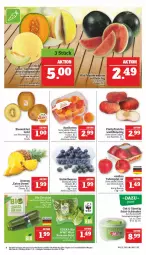 Gazetka promocyjna Marktkauf - Prospekt - Gazetka - ważna od 24.06 do 24.06.2023 - strona 4 - produkty: ananas, aprikose, aprikosen, beere, beeren, bio, eis, Elan, fleisch, heidelbeere, heidelbeeren, kiwi, Kiwi Gold, reis, salat, Schal, Schale, Ti, ZTE, zucchini