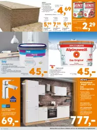 Gazetka promocyjna - Gazetka - ważna od 23.06 do 23.06.2025 - strona 4 - produkty: alpina, Alpinaweiß, arbeitsplatte, armatur, backofen, Bau, brause, brie, eimer, einbauspüle, eis, Elektro, elektrogeräte, geschirr, geschirrspüler, glaskeramik, glaskeramikkochfeld, Heu, HP, kochfeld, küche, Küchen, küchenblock, kühlschrank, latte, Ofen, ohne geschirrspüler, Rauch, reis, rinti, rum, Schrank, sonoma eiche, Spektrum, Spültischarmatur, Streichputz, Ti, tisch, usb, Wanne, waschtisch, waschtischarmatur