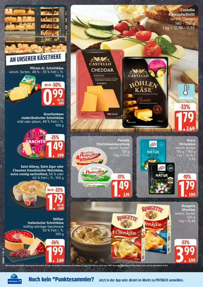 Aktueller Prospekt Edeka - Prospekte - von 26.01 bis 31.01.2026 - strona 12 - produkty: albray, chaumes, französischer weichkäse, Käse, mac, niederländischer schnittkäse, reifen, Saint Agur, saint albray, schnittkäse, Ti, weichkäse