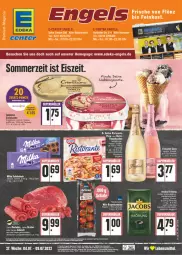 Gazetka promocyjna E Center - Angebote der Woche - Gazetka - ważna od 09.07 do 09.07.2022 - strona 1 - produkty: angebot, bourbon, bourbon vanille, braten, cremissimo, deka, deutschland card, eis, elle, Engel, ente, fleisch, gulasch, jungbullen, kaffee, langnese, langnese cremissimo, lebensmittel, magazin, mars, milka, milka schokolade, mini-rispentomaten, nuss, Omep, reis, reiss, rispentomaten, ristorante, rouladen, Schal, Schale, schoko, schokolade, sim, teller, Ti, tomate, tomaten, vanille, Yo