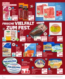 Gazetka promocyjna Kaufland - Gazetka - ważna od 28.12 do 28.12.2022 - strona 2 - produkty: angebot, bacon, Bau, brustfilet, burger, butter, camembert, doppelrahmstufe, eis, filet, fleisch, frischkäse, frischkäsezubereitung, hähnchenbrust, hähnchenbrustfilet, joghur, joghurt, jungbullen, kabanos, Käse, lachs, leberkäs, leberkäse, meggle, montorsi, natur, nuss, philadelphia, purland, Räucherlachs, rind, rinder, rinderfilet, rwe, salami, salz, snack, Speck, Streichzart, Ti, weichkäse, Weißwurst, wurst, ZTE