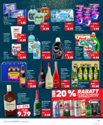 Gazetka promocyjna Kaufland - Gazetka - ważna od 28.12 do 28.12.2022 - strona 23 - produkty: Alwa, Always, angebot, angebote, apfel, ball, Ballantine's, bier, blended scotch, blended scotch whisky, cocktail, cola, creme, duplo, flasche, flüssigseife, getränk, getränke, gracioso, grana, granatapfel, hugo, kirsch, kokos, Kuschelweich, limo, limonade, mandel, mango, milch, milka, olive, orange, orangen, palmolive, Paula, paulaner, persil, persil waschmittel, perwoll, pils, pilsner, pilsner urquell, raffaello, Rana, riegel, riesling, rotkäppchen, schoko, schokolade, schokoriegel, scotch, scotch whisky, Seife, sekt, slip, slipeinlagen, Spezi, Tasche, taschen, taschentücher, tender, Ti, tücher, vanille, waschmittel, weichspüler, wein, whisky