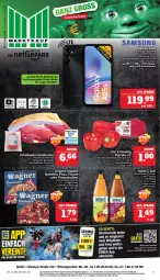 Gazetka promocyjna Marktkauf - Prospekt - Gazetka - ważna od 12.10 do 12.10.2024 - strona 1 - produkty: deka, eier, ente, flammkuchen, frontkamera, gin, kamera, kuchen, lamm, Ofen, orange, original wagner, pizza, schwein, schweine, steinofen, steinofen pizza, Ti, wagner, wein, weine