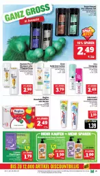 Gazetka promocyjna Marktkauf - Prospekt - Gazetka - ważna od 12.10 do 12.10.2024 - strona 29 - produkty: aktionspreis, body, bruno banani, creme, deka, deo, deospray, discount, dove, eis, flasche, gin, haushaltstücher, Lotion, nuss, Odol, Odol-med 3, pantene, pantene pro-v, Pflegespülung, pro-v, reis, shampoo, spülung, Ti, tücher, zahncreme, ZTE