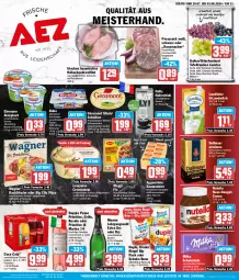 Gazetka promocyjna Aez - Prospekte - Gazetka - ważna od 03.08 do 03.08.2024 - strona 1 - produkty: alkohol, almighur, almighurt, Becher, beutel, brustfilet, Buko, cola, creme, cremissimo, dallmayr, dallmayr prodomo, doppio passo, drink, duplo, ehrmann, ehrmann almighurt, eis, emmentaler, filet, flasche, fleisch, frischkäse, frucht, fruchtfleisch, géramont, grill, grillo, hafer, Haferdrink, hähnchenbrust, hähnchenbrustfilet, hartkäse, Hausmacher, jahrgangssekt, Käse, Kinder, kinder riegel, landliebe, landmilch, langnese, langnese cremissimo, mac, maggi, maggi fix, Meister, milch, milka, milka schokolade, mumm, Nougatcreme, nuss, nutella, passo, pizza, presssack, primitivo, prodomo, reis, riegel, rosato, sac, Schmelzkäse, schoko, schokolade, sekt, sim, tafeltrauben, Ti, tisch, trauben, vanille, wagner, ZTE, zucker