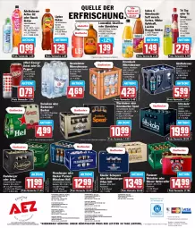 Gazetka promocyjna Aez - Prospekte - Gazetka - ważna od 03.08 do 03.08.2024 - strona 16 - produkty: adelholzener, AEZ, alkohol, Alwa, apfel, apfelsaft, Berger, bier, bio, buch, budweiser, Bundaberg, burger, decke, Deckel, drink, drucker, Effect, eis, eistee, elle, Engel, ente, fisch, flasche, flensburger, fritz, fritz-kola, frucht, fruchtsaft, Germ, gerolsteine, gerolsteiner, glasflasche, gösser, hacker pschorr, heineken, Hohes C, Holz, jever, kerze, krombache, krombacher, krumbach, lipton, mineralwasser, natur, Nektar, orange, Paula, paulaner, perla, radeberger, radler, Rauch, reis, rel, ring, rum, saft, sirup, Spezi, steiner, tee, teller, Ti, uhr, urtyp, warsteiner, wasser, weissbier, Yo, ZTE