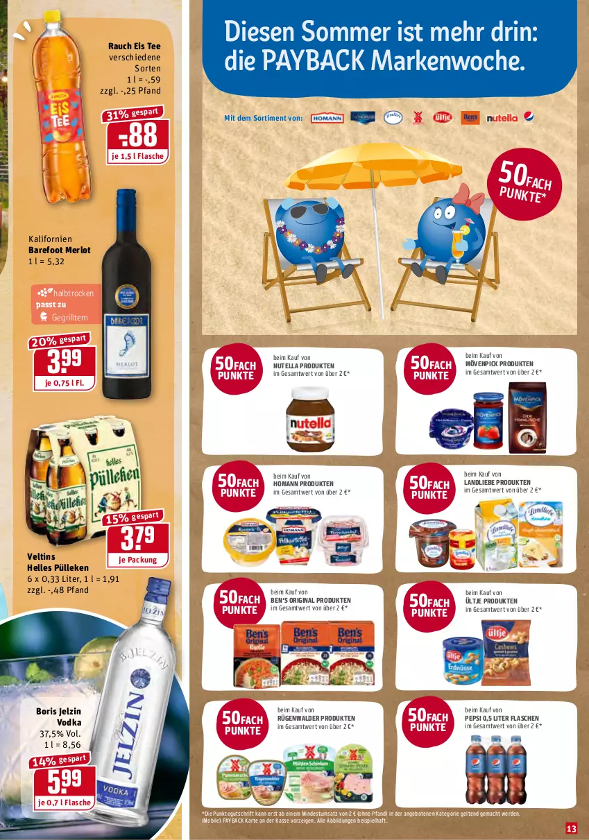 Aktueller Prospekt Rewe - Diese Woche im Angebot! - von 02.08 bis 07.08.2021 - strona 13