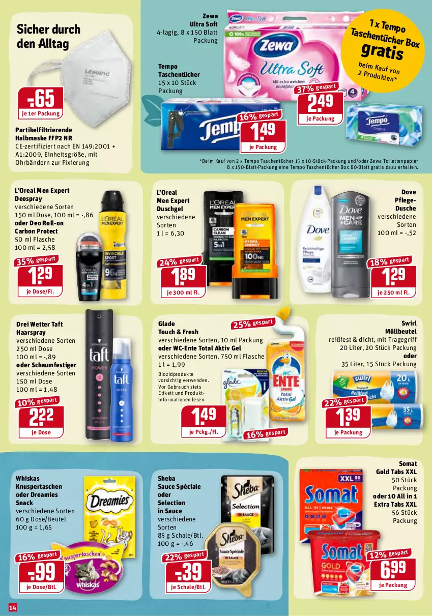 Aktueller Prospekt Rewe - Diese Woche im Angebot! - von 02.08 bis 07.08.2021 - strona 14