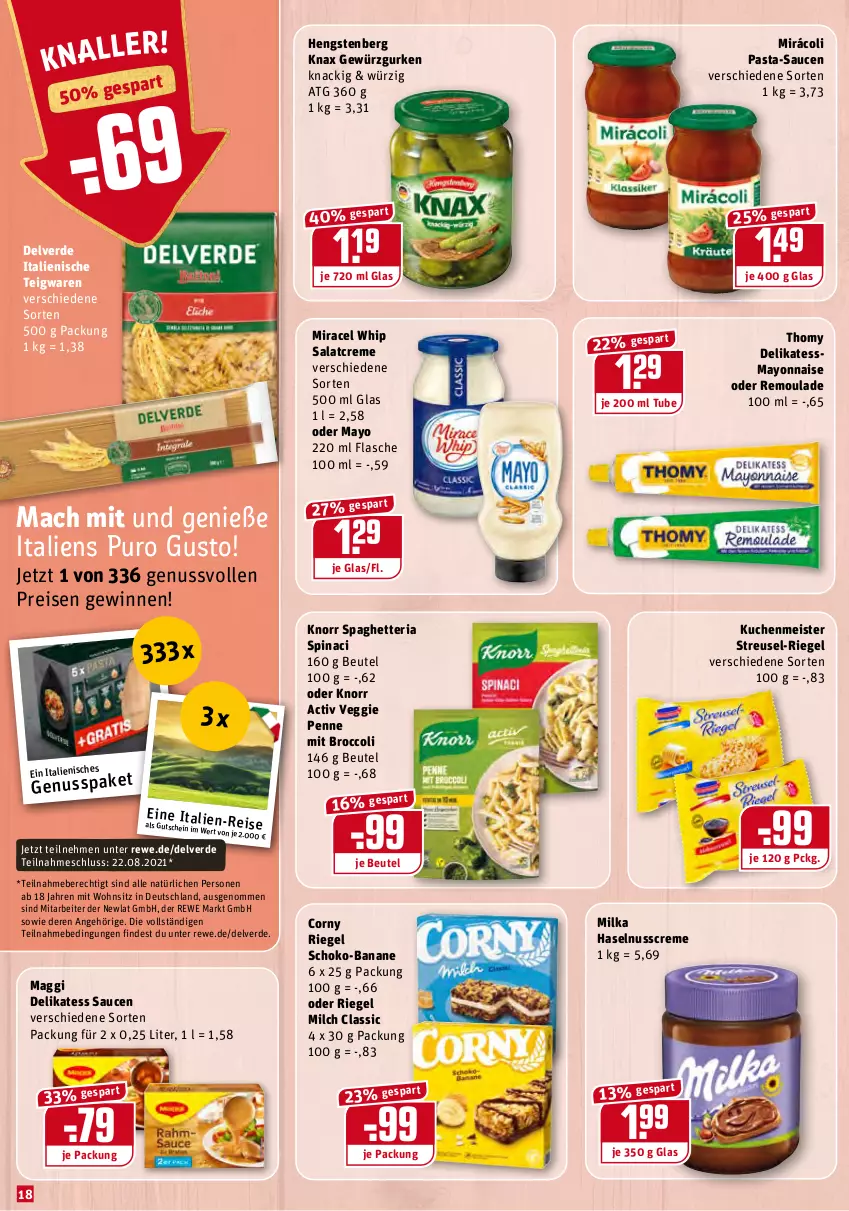 Aktueller Prospekt Rewe - Diese Woche im Angebot! - von 02.08 bis 07.08.2021 - strona 18