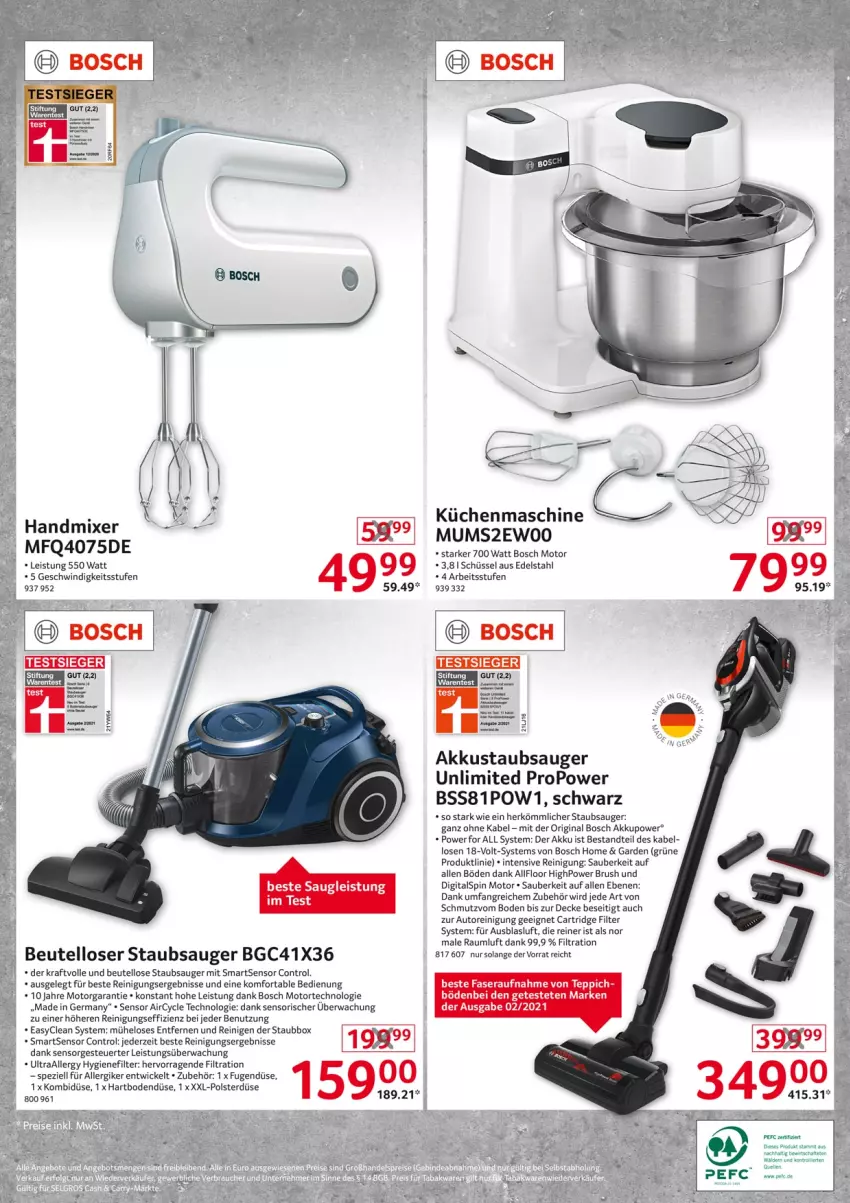 Aktueller Prospekt Selgros - Nonfood - von 27.05 bis 01.06.2022 - strona 28 - produkty: aeg, akku, aust, auto, beutel, bosch, decke, edelstahl, eis, ente, Germ, gin, handmixer, HP, hygienefilter, kraft, küche, Küchen, küchenmaschine, Mixer, Reinigung, reis, schüssel, spee, Spezi, staubsauger, Ti, torte, usb, WICK