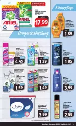 Gazetka promocyjna Markant - Prospekte - Gazetka - ważna od 04.02 do 04.02.2023 - strona 11 - produkty: ariel, bio, biozidprodukte, body, body lotion, body milk, domestos, dusche, eier, eis, elnett, flasche, fleckentferner, garnier, haarspray, kraft, LG, Lotion, nivea, papier, pflegedusche, Pods, Rauch, reiniger, reis, rwe, shampoo, shampoo oder spülung, sonderposten, spülung, Ti, toilettenpapier, vanish, vernel, Wahre Schätze, weichspüler, ZTE