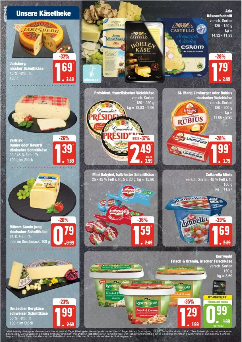 Aktueller Prospekt Edeka - Prospekte - von 03.06 bis 08.06.2024 - strona 10 - produkty: aufschnitt, coupon, eis, ente, Käse, Ti