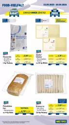 Gazetka promocyjna Metro - Wochen-Angebote Gastro - Gazetka - ważna od 20.09 do 20.09.2025 - strona 10 - produkty: angebot, apfel, beutel, bratwurst, butter, edamer, eier, eierspätzle, eis, fleisch, fleischkäse, geback, gouda, kartoffel, kartoffeln, Käse, küche, Küchen, kuchen, mac, milch, mozzarella, Ofen, pfanne, pfannen, reis, rel, rotkohl, schnitten, Ti, tiefpreis, wurst