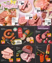 Gazetka promocyjna Rewe - Diese Woche im Angebot! - Gazetka - ważna od 04.06 do 04.06.2022 - strona 6 - produkty: auer, burger, butter, chorizo, eis, fleisch, gin, grill, gurke, gurken, hausmarke, holsteiner, Kaiser, Kaisersülze, katenschinken, kräuter, kräutern, leberwurst, Mantel, Mett, metten, mettwurst, mit zwiebeln, Neuburger, paprika, prinzensülze, reinert, rewe hausmarke, rind, rinder, rindfleisch, ring, sahne, salami, schinken, schnittlauch, steiner, Ti, wurst, zwiebel, zwiebelmettwurst, zwiebeln