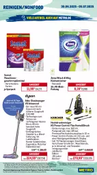 Gazetka promocyjna Metro - Wochen-Angebote - Gazetka - ważna od 05.07 do 05.07.2025 - strona 15 - produkty: akku, angebot, Apple, Birnen, bourbon, burgunder, bürste, cuvée, dell, Dyson, eis, Elektro, elle, flasche, freixenet, frucht, früchte, früchten, geschirr, geschirrspülmittel, getränk, getränke, hochdruckreiniger, honig, jim beam, Jubiläums, käfer, Kärcher, kraft, küche, Küchen, küchentücher, mac, Metro, Palette, papier, pfirsich, pfirsiche, Pinot, pinot grigio, reiniger, Reinigung, Reinigungsmittel, reis, riesling, schlauch, schwarzriesling, somat, spätburgunder, spülmittel, staubsauger, teller, Ti, Tiere, trolli, trollinger, tücher, wandhalterung, waschmittel, whisky, zewa