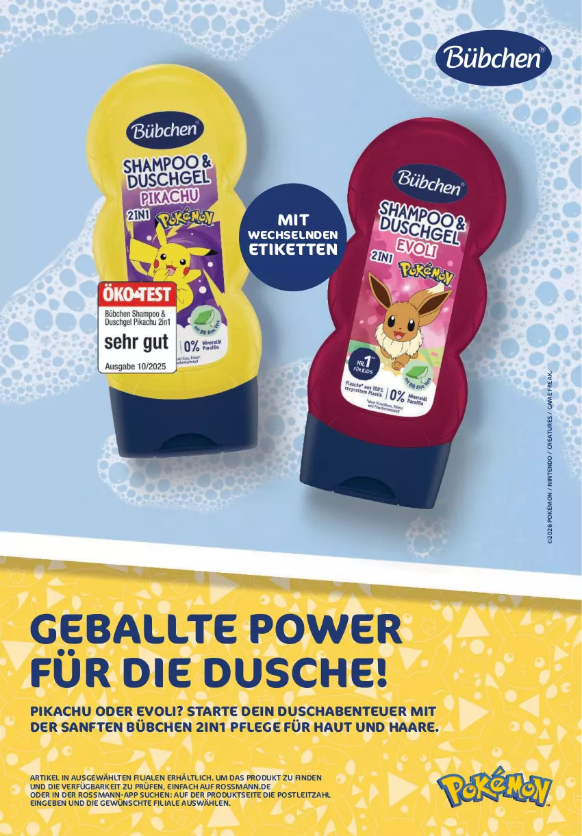 Aktueller Prospekt Rossmann - Prospekte - von 28.09.2026 bis 03.01.2027 - strona 23 - produkty: ball, bübchen, dusche, ente, Kette, leitz, nintendo, Ti